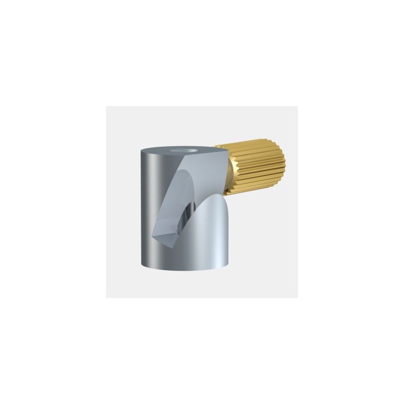 Gancho redondo 5 kg + tornillos de latón - suspensión de riel para cuadros artiteq ARTI TEQ 3 - Cimaise Tableau 