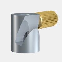 Gancho redondo 5 kg + tornillos de latón - suspensión de riel para cuadros artiteq ARTI TEQ 3 - Cimaise Tableau 