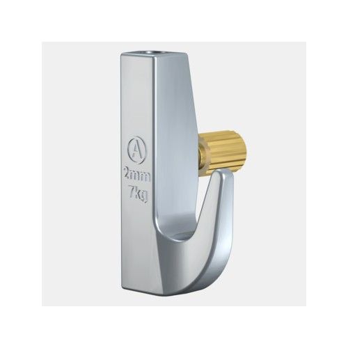 Heavy hook 7 kg with brass screw - hanging picture rails artiteq ARTI TEQ 2 - Cimaise Tableau 