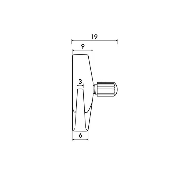 Gancho pesado 7 kg con tornillos de latón - suspensión de riel para cuadros artiteq ARTI TEQ 4 - Cimaise Tableau 