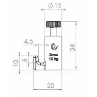 Gancio autobloccante 15 kg - sospensione per cornici da parete Artiteq 5 - Cimice per quadri