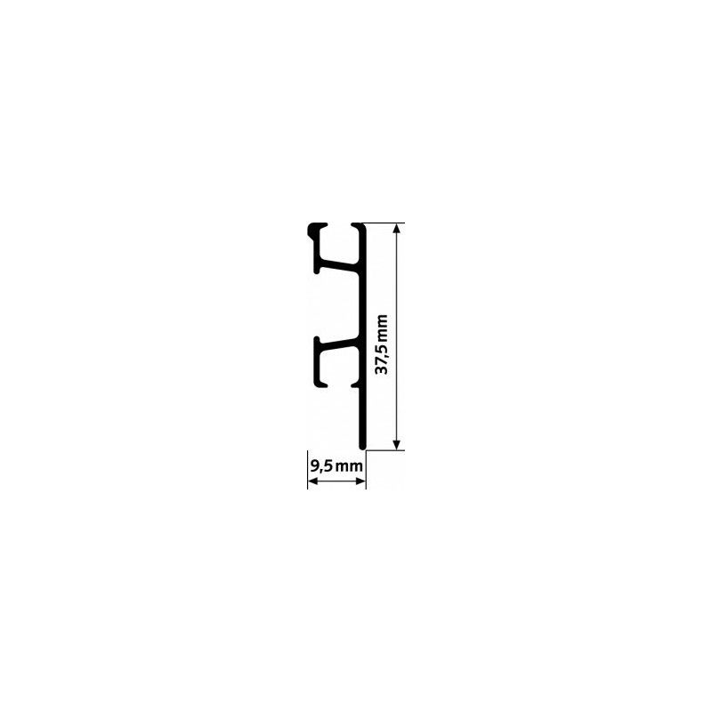 Cimaise click rail pro 50 kg + Clips - hanging picture rail artiteq ARTI TEQ 4 - Cimaise Tableau 