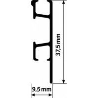 Cimaise click rail pro 50 kg + Clips - hanging picture rail artiteq ARTI TEQ 4 - Cimaise Tableau 