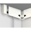 Riel de clic pro para cuadros, capacidad de 50 kg (fijaciones incluidas) ARTI TEQ 8 - Cimaise Tableau 