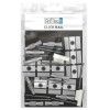 Pack de 6 Click & connect para riel click (ADICIONAL) - fijación de rieles para cuadros artiteq ARTI TEQ 2 - Cimaise Tableau 