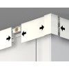 Riel de clic pro para cuadros, capacidad de 50 kg (fijaciones incluidas) ARTI TEQ 10 - Cimaise Tableau 