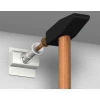 Pack di 5 Click & connect per click rail Pro (AGGIUNTIVO) - Sospensione per cornice ARTITEQ - Cimasa per quadri