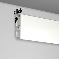 Rail Newly R70 200 cm bianco Museo - appendere quadro nuovo Newly 3 - Cimice Quadro