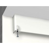 Embout Blanc pour cimaise R70 Museum Line - accrochage cimaise tableau newly Newly 3 - Cimaise Tableau