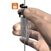 Self-locking Crochet with Safety 70 Kg - tableau newly Newly 7 - Cimaise Tableau