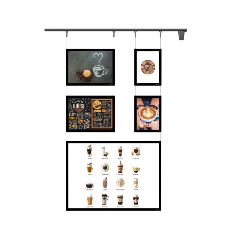 DISPLAY IT LED CIMAISE NOIR ARTI TEQ 2 - Cimaise Tableau