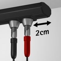 DISPLAY IT LED COUVRE RAIL NOIR ARTI TEQ 2 - Cimaise Tableau