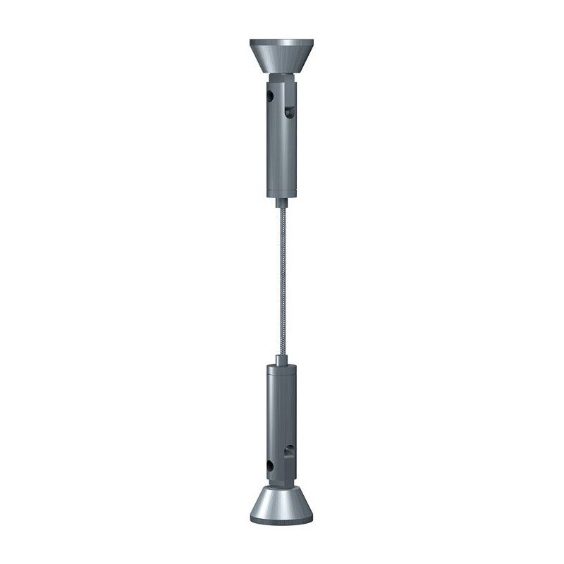 STAHLKABELSATZ 2 MM 400 CM FEST E-CLIP ARTI TEQ 1 - Cimaise Tableau 