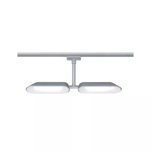 ,URail Spot sur rail Dipper Spot individuel 2x650lm 2x8W 2700K gradable 230V Chrome mat,,, PAULMANN 1 - Cimaise Tableau 