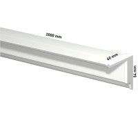 INFO RAIL + BIANCO 200 CM (INCLUDE FISSAGGI, PUNTE RAIL E 4X MOUSE MAGNETS BIANCHI) ARTI TEQ 2 - Cornice per Quadri