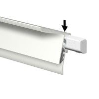 INFO RAIL + BIANCO 200 CM (INCLUSE FISSAGGI, PUNTE DI RICAMBIO E 4X MAGNETI PER MOUSE BIANCO) ARTI TEQ 3 - Cornice per Quadri