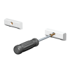 INFO RAIL + BLANC 200 CM (INCLUT MATÉRIEL DE FIXATION, EMBOUTS DE RAIL ET 4X MOUSE MAGNETS BLANC) ARTI TEQ 4 - Cimaise Tableau