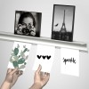 INFO RAIL + WHITE 200 CM (INCLUDES MOUNTING HARDWARE, RAIL ENDS AND 4X MOUSE MAGNETS WHITE) ARTI TEQ 5 - Cimaise Tableau