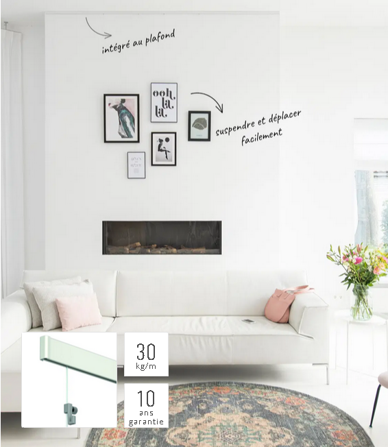 Artiteq Klick-Stuhlschiene – 30 kg/ m