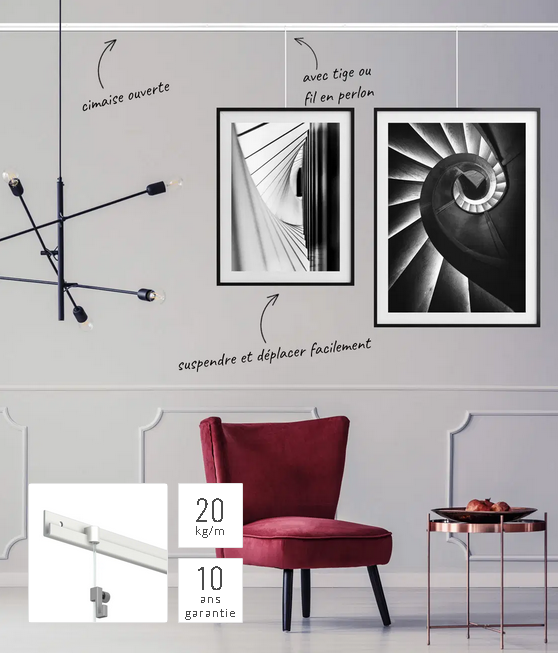 Klassische Stuhlschiene - 20 kg/ m