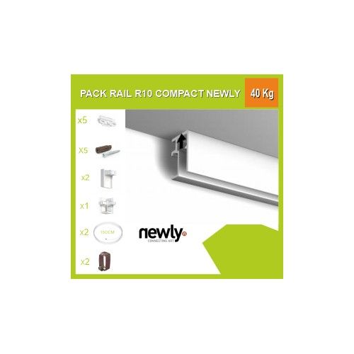Kit cornice Mini click rail R10 40 Kg