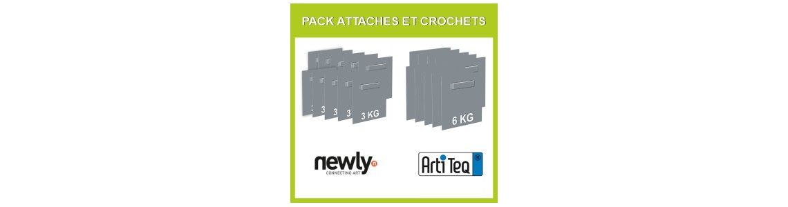 PACK ATTACHES ET CROCHETS