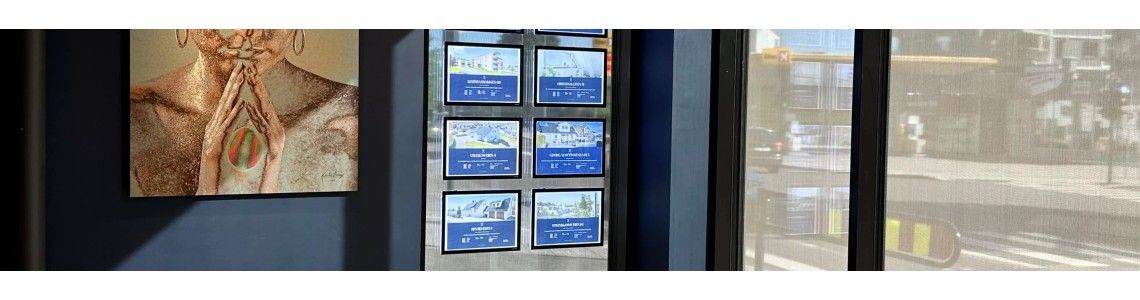 Vitrinen-Bilderschienensystem