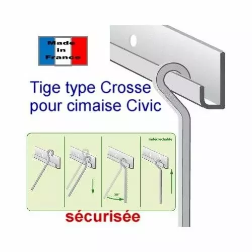 Civic H24 Security (80 kg/m) : Sécurisé et anti-vol