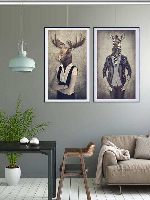 Riel para cuadros con riel de clic Artiteq